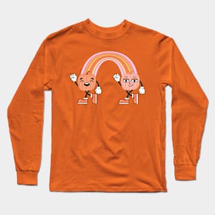 Rainbow Pumpkin Power Long Sleeve T-Shirt